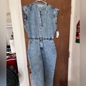 Just fab denim jumpsuit